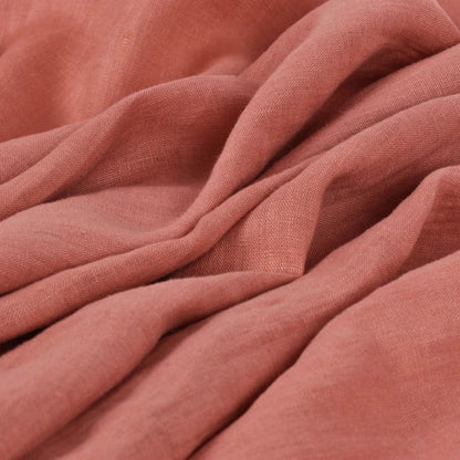 100% Softened Linen - Warm Rose Tone 205 g/m²