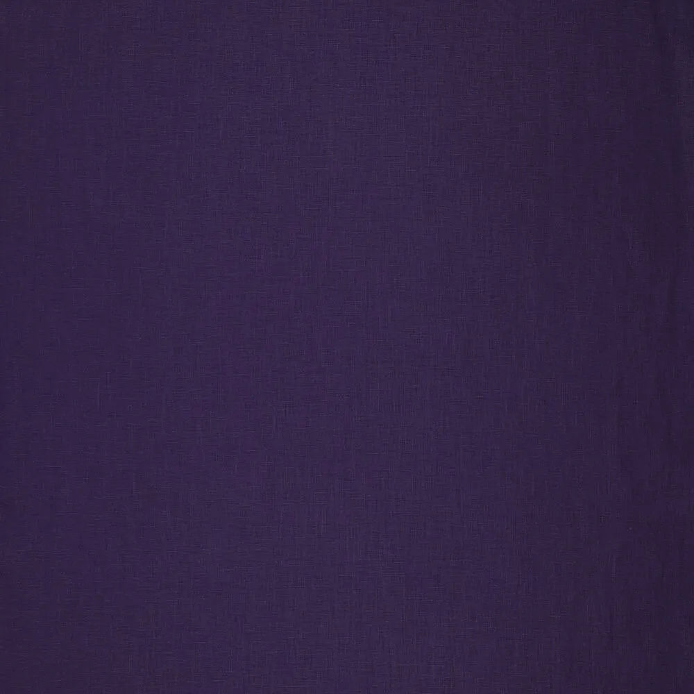 100% Softened linen - dark purple 165 g/m²