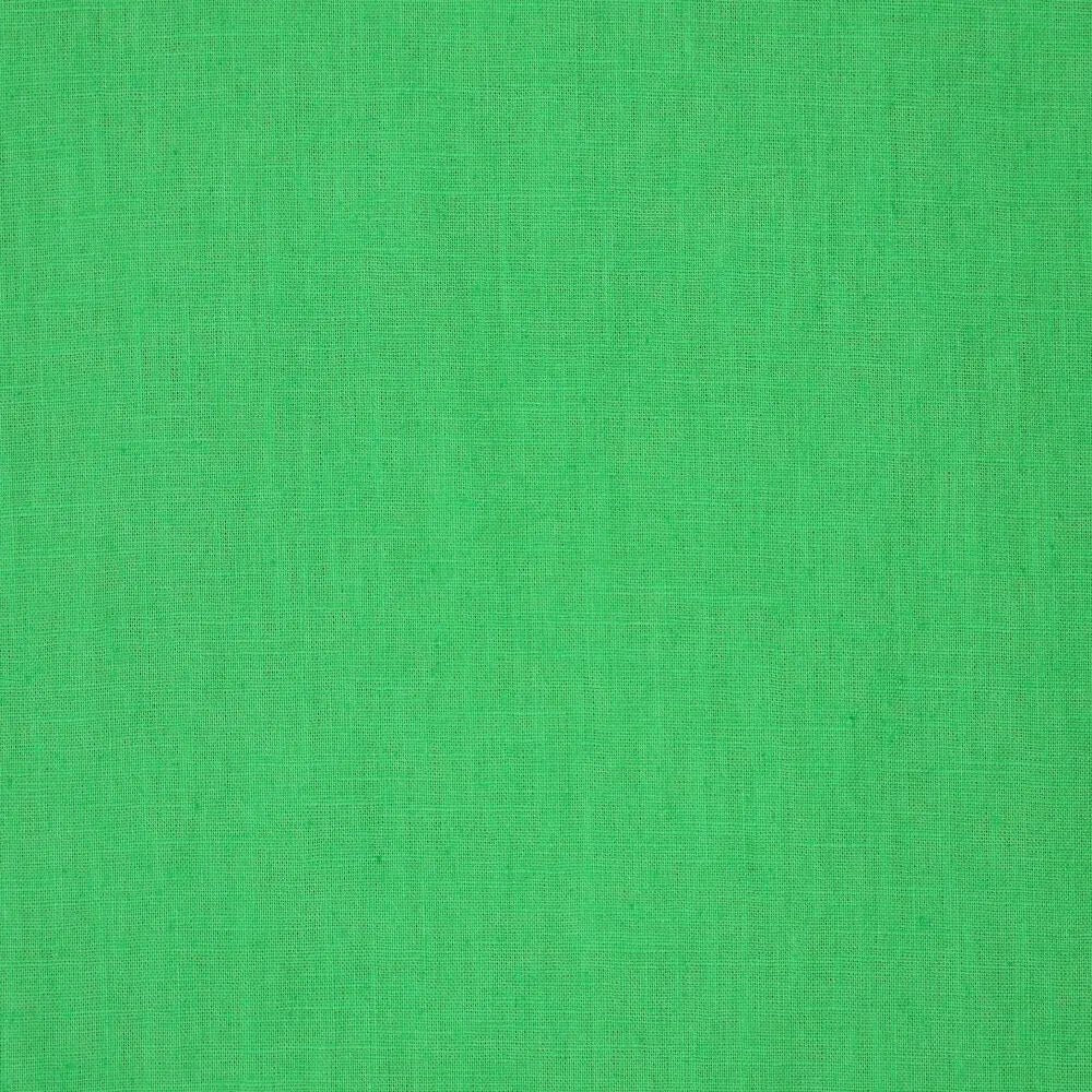 100% Softened linen - grass green 165 g/m²