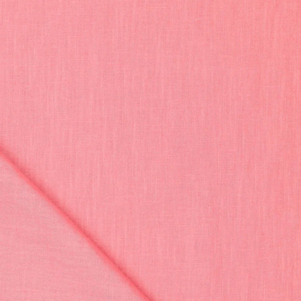 100% Softened linen - strawberry sorbet 165 g/m²