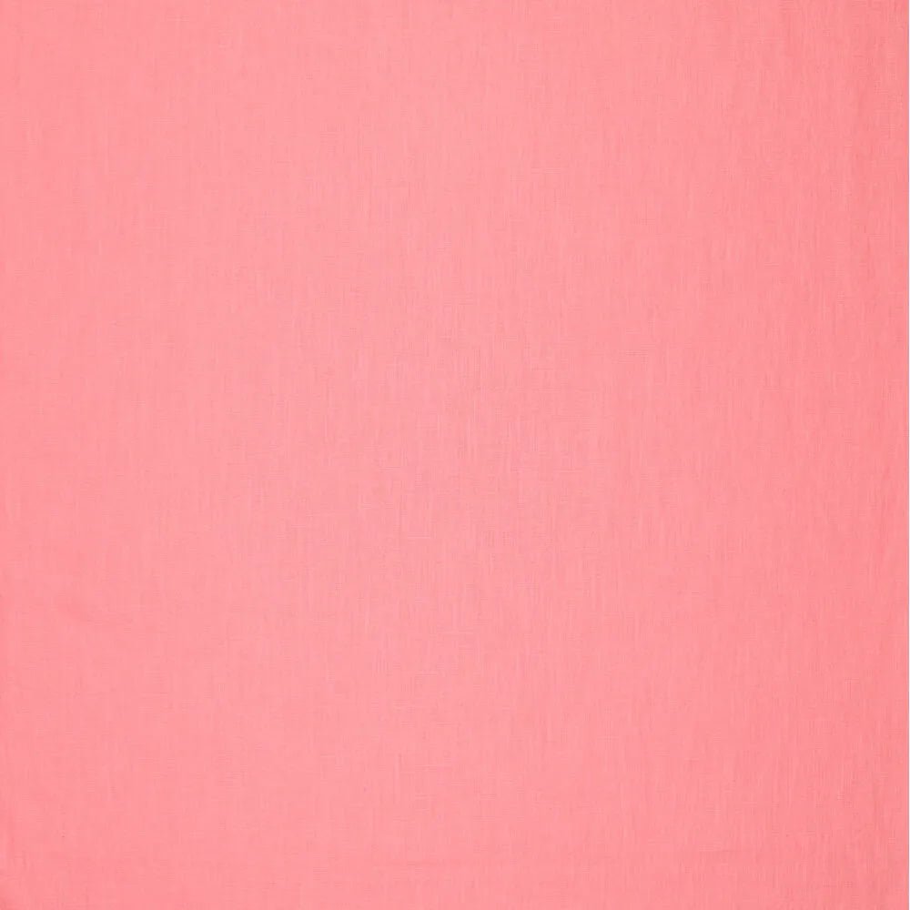 100% Softened linen - strawberry sorbet 165 g/m²