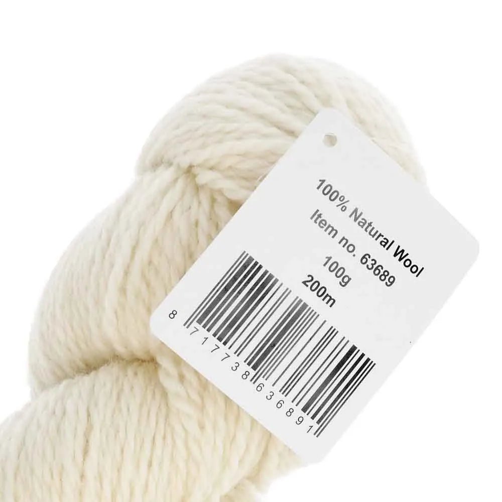 100% Australian sheep wool | undyed - 200m 100g