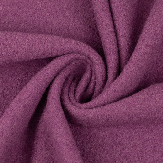 100% Wool fabric - lilac 385 g/m²