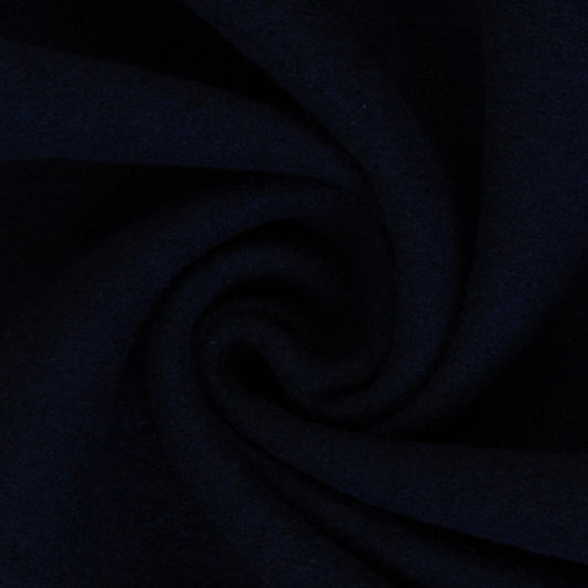 Image with 100% wool fleece - dark blue 385 g/m² – available at Šarlotes audumi