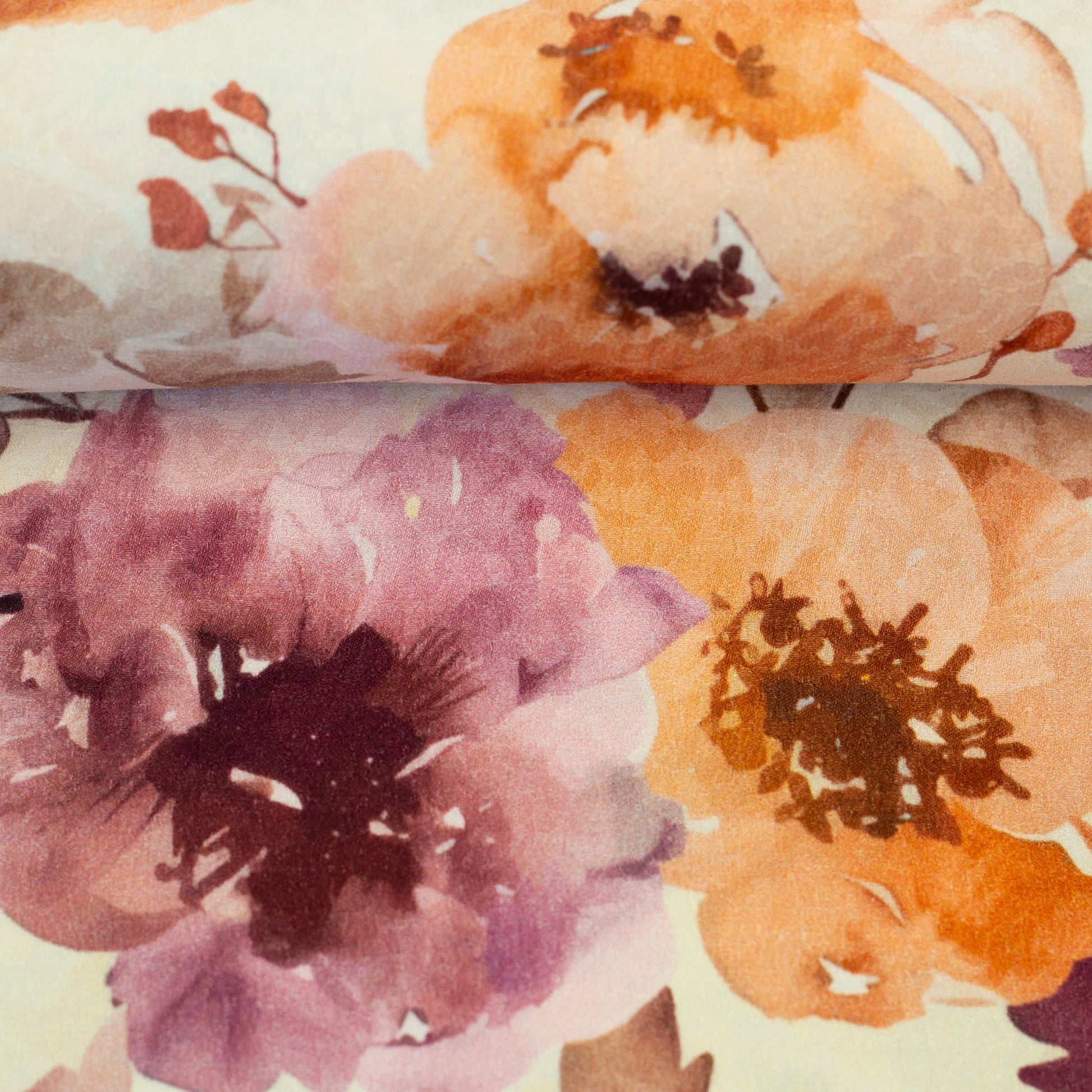 Image with 100% viscose fabric - watercolor dream 100 g/m² – available at Charlotte's Fabrics