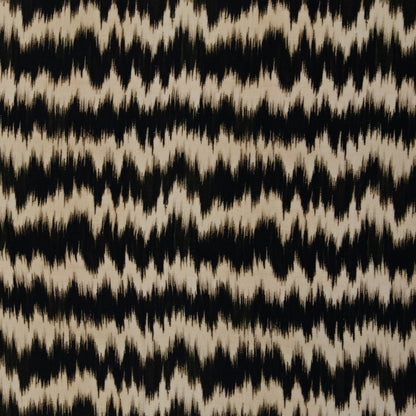Zdjęcie tkaniny w 100% z wiskozy, beżowo-czarny wzór, 135 g/m² – dostępna online Šarlotes audumi