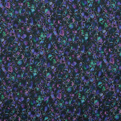 Image of 100% viscose fabric - Opal Mosaic - available online at Charlotte's Fabrics