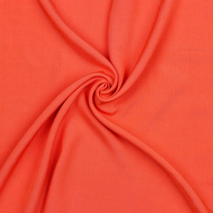 100% viscose fabric - orange 110 g/m²