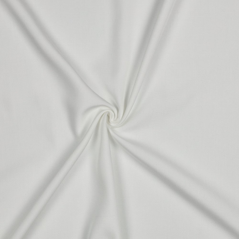 100% viscose fabric - milky white 110 g/m²