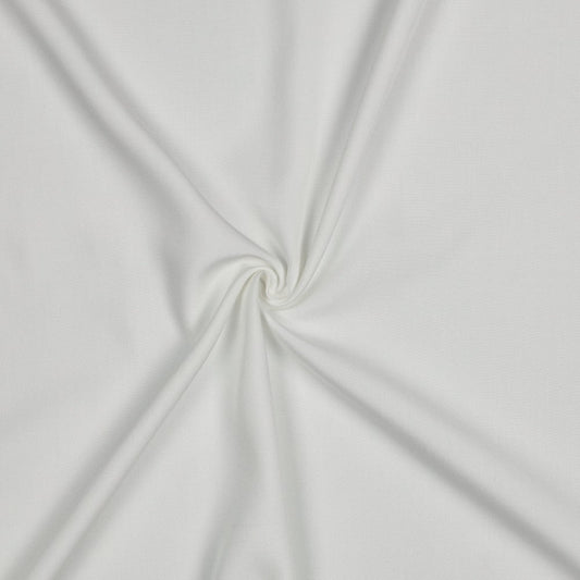 100% viscose fabric - milky white 110 g/m²