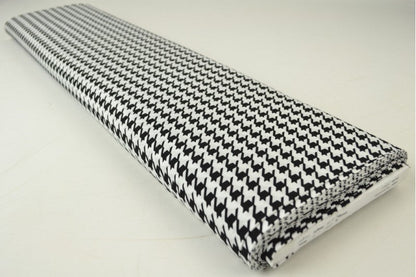 100% Viscose fabric - houndstooth pattern 100 g/m²