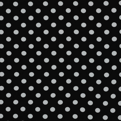 Image of 100% viscose satin - polka dot pattern 110 g/m² – available at Šarlotes audumi