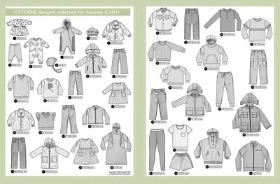 OTTOBRE design Kids Jesień – czasopismo z wykrojami ubrań dla dzieci w języku angielskim