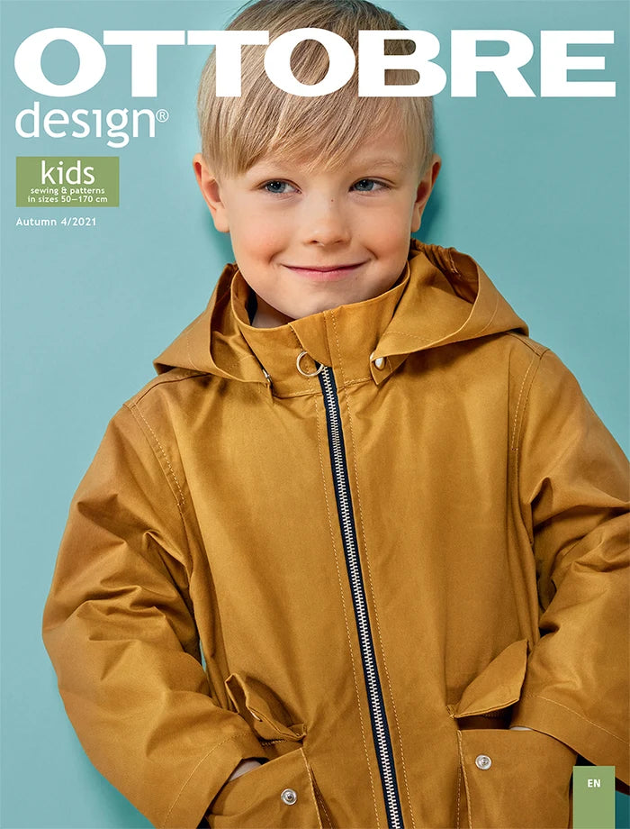 OTTOBRE design Kids Jesień – czasopismo z wykrojami ubrań dla dzieci w języku angielskim