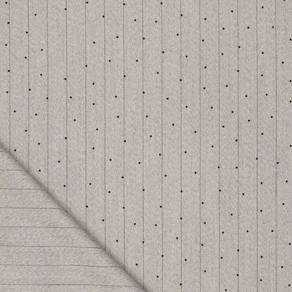 Suit Fabric – Grey with Fine Pattern
