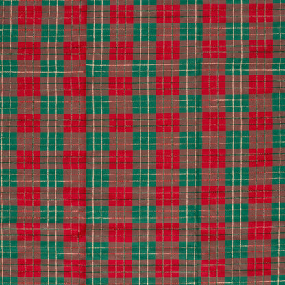 Premium 100% Cotton Fabric - Christmas Checks 120 g/m²