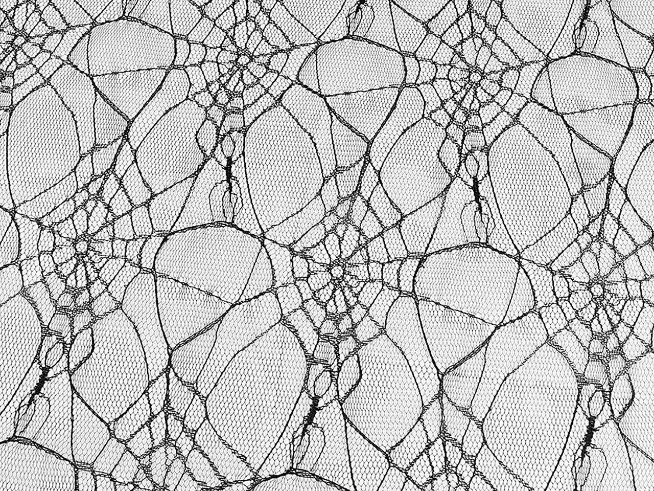 Stiff spiderweb tulle 27 g/m²-black