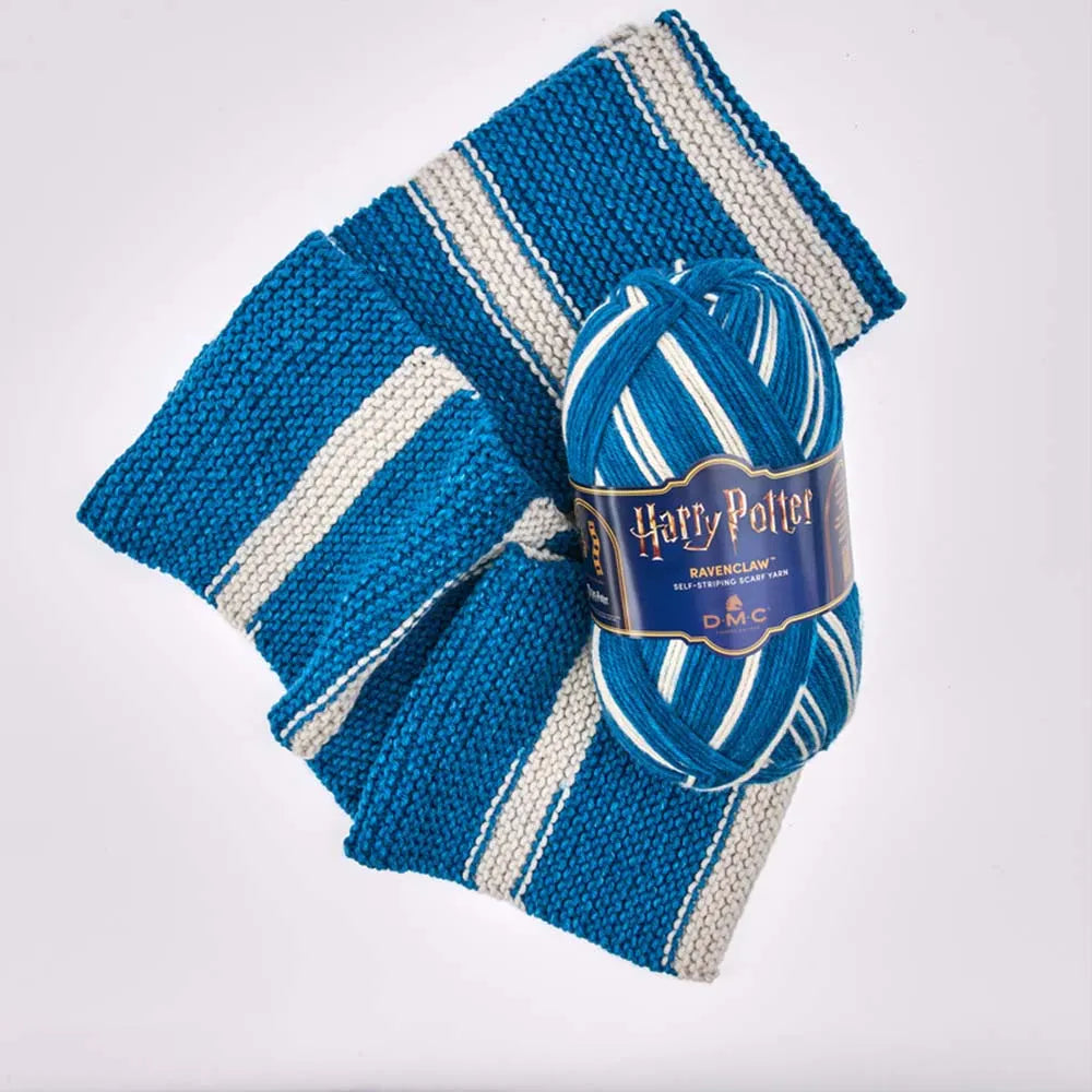 DMC Harry Potter Magic dzija 300 g / 410 m – pašsvītrojoša dzija Cūkkārpas koledžu krāsās