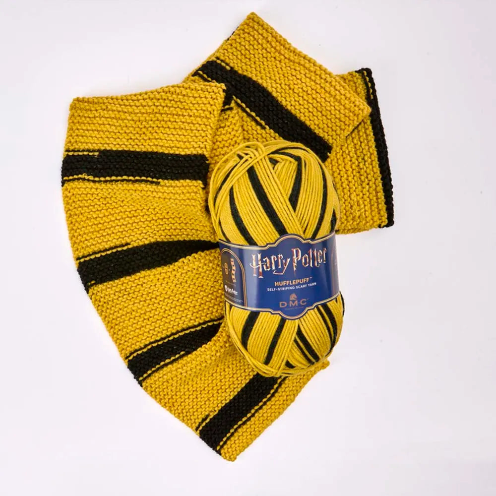 DMC Harry Potter Magic dzija 300 g / 410 m – pašsvītrojoša dzija Cūkkārpas koledžu krāsās