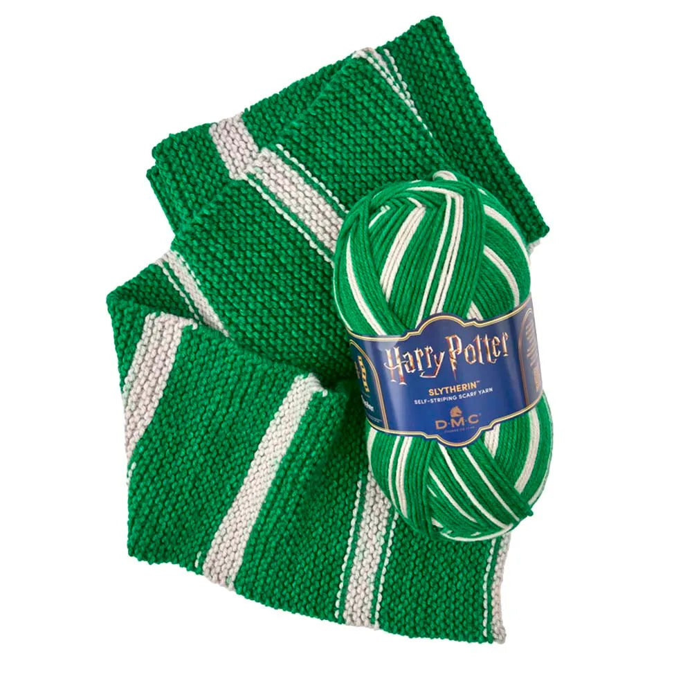 DMC Harry Potter Magic dzija 300 g / 410 m – pašsvītrojoša dzija Cūkkārpas koledžu krāsās