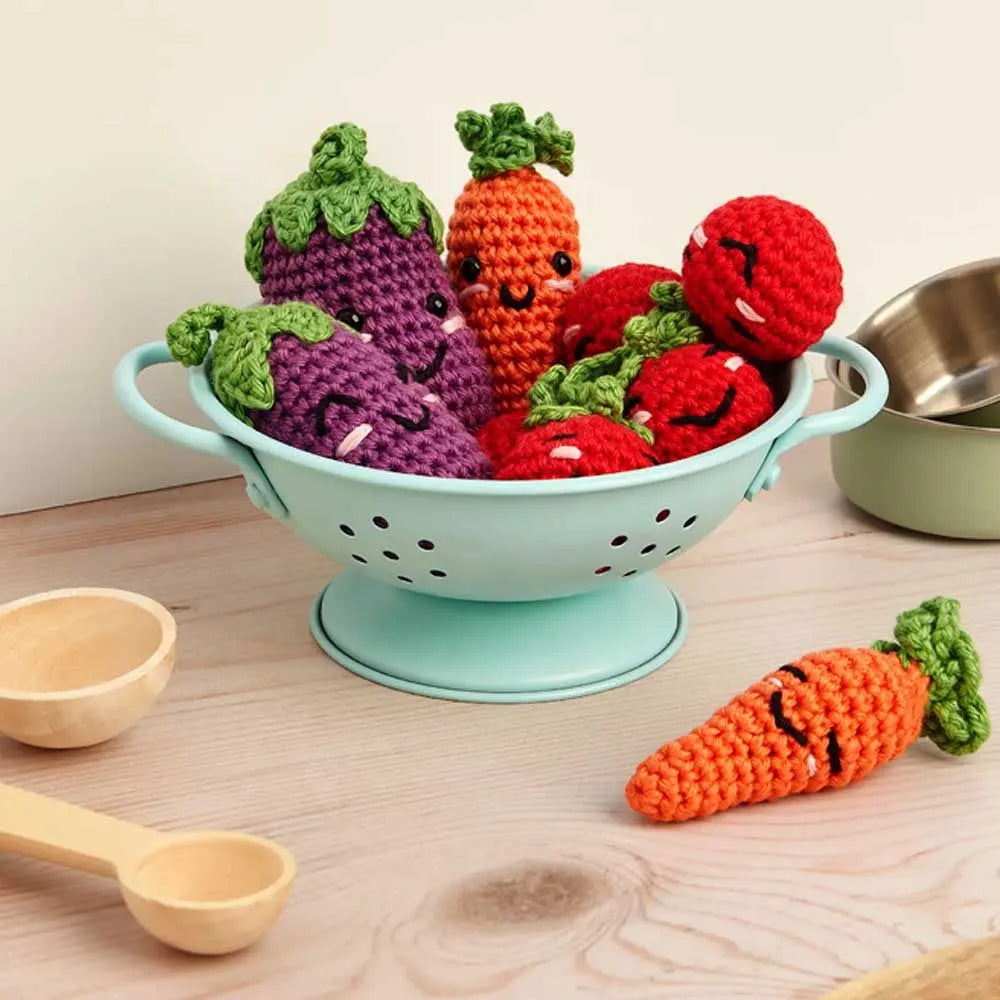 DMC Amigurumi komplekts "Veggie" – Dārzeņu kolekcija