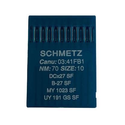 Industrial overlock needles SCHMETZ DCx27 (B-27) SUK SF for extra-fine knitwear - 10 pcs.