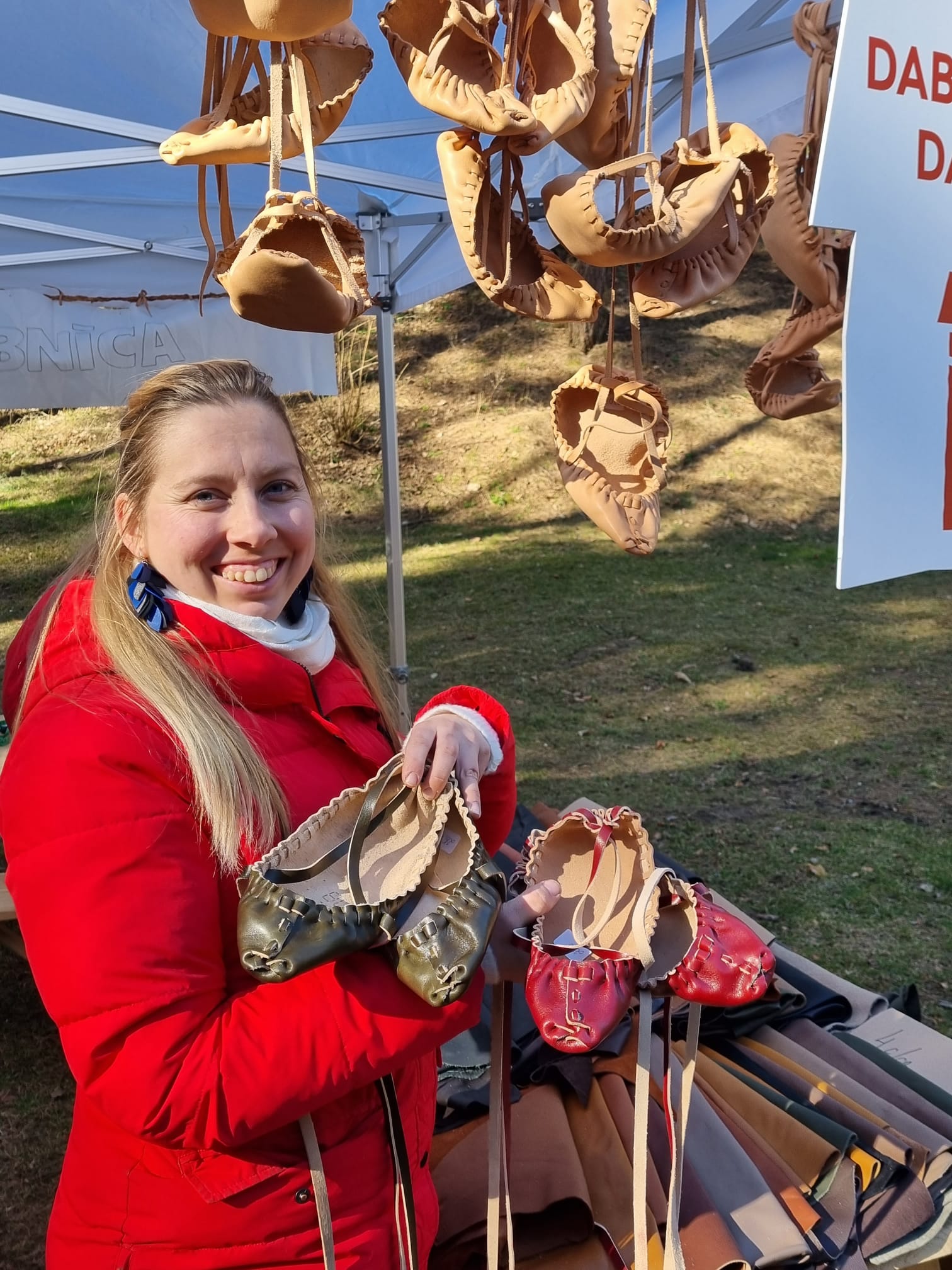 Image of a leather sandal workshop in Cēsis | June 20 at 3:00 PM – available at Šarlotes audumi