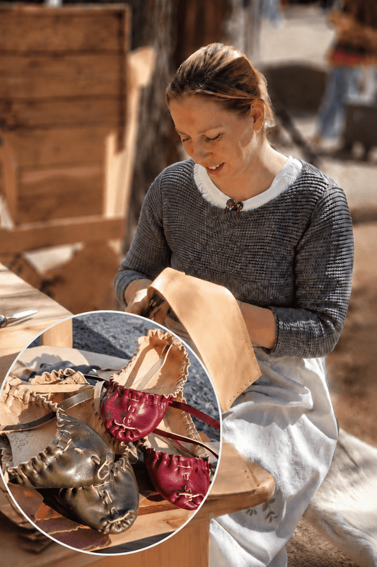 Image of a leather pastalas workshop in Cēsis | June 20 at 3:00 PM – available at Šarlotes audumi