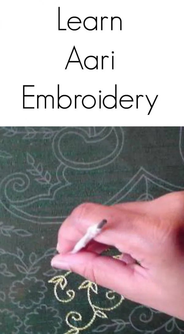 A needle for bead embroidery /Aari Needle