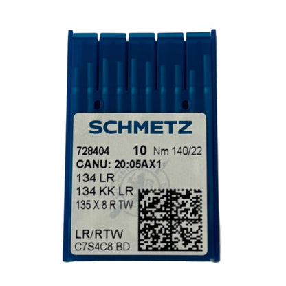 Image with SCHMETZ 134 LR industrial sewing machine needles - for leather (10 pcs.) – available at Šarlotes audumi