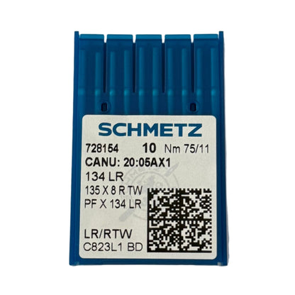 Image with SCHMETZ 134 LR industrial sewing machine needles for leather (10 pcs) – available at Charlotte Fabrics