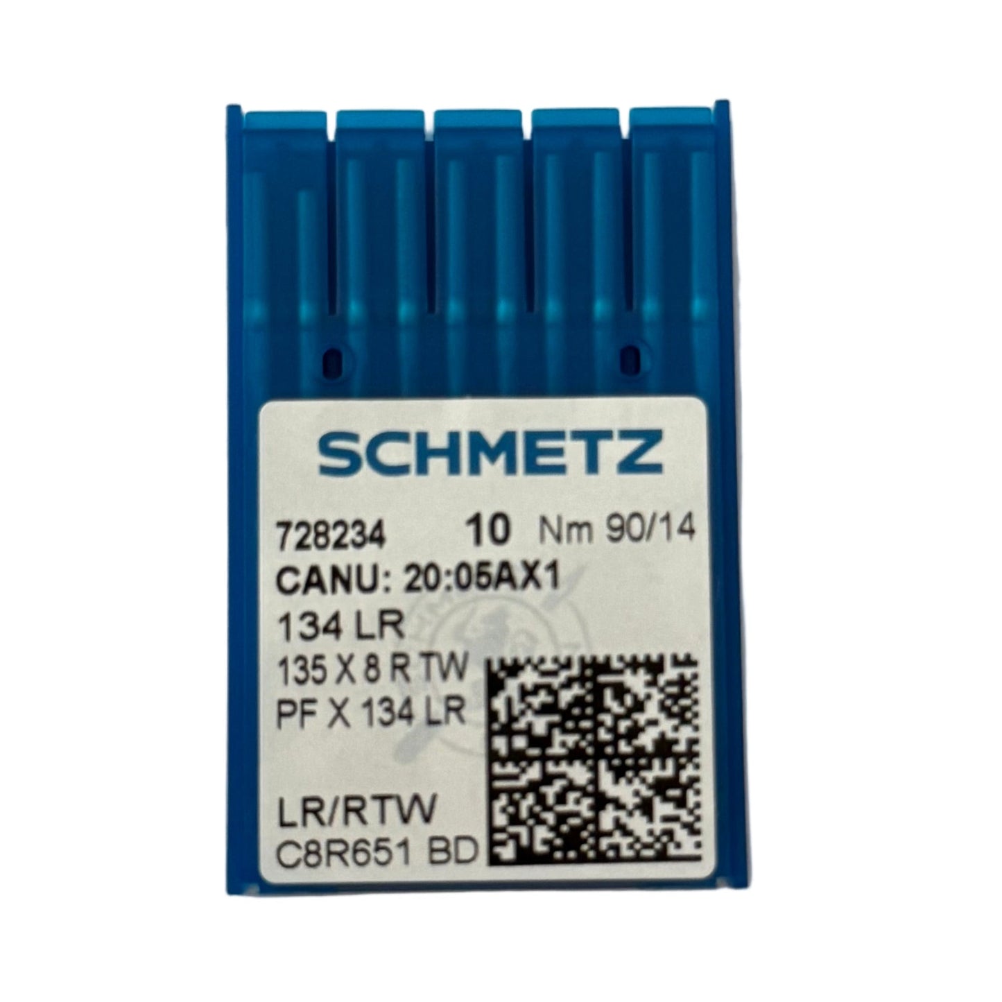 Image with SCHMETZ 134 LR industrial sewing machine needles - for leather (10 pcs) – available at Šarlote's Fabrics