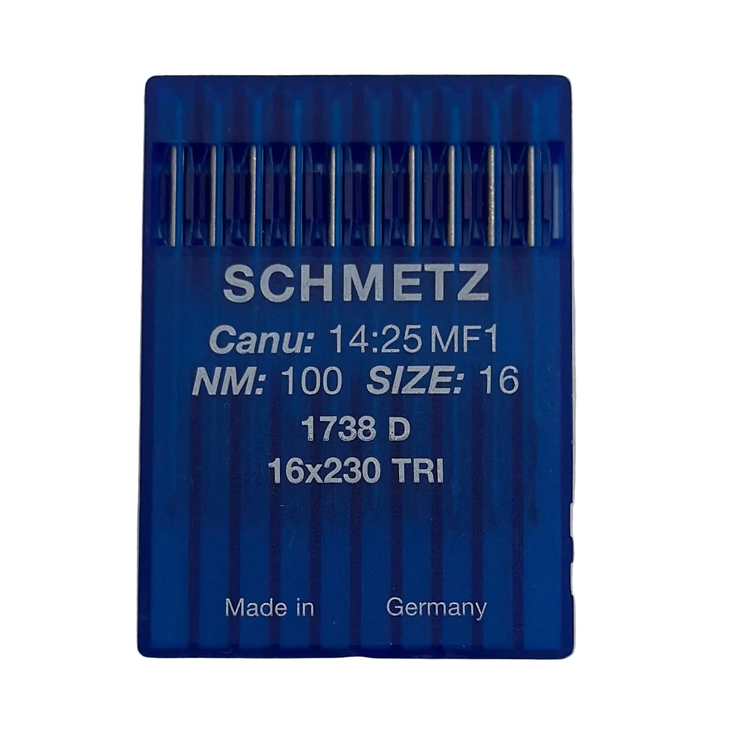 Image with SCHMETZ DBx1 D industrial sewing machine needles for leather (10 pcs) – available at Šarlotes audumi