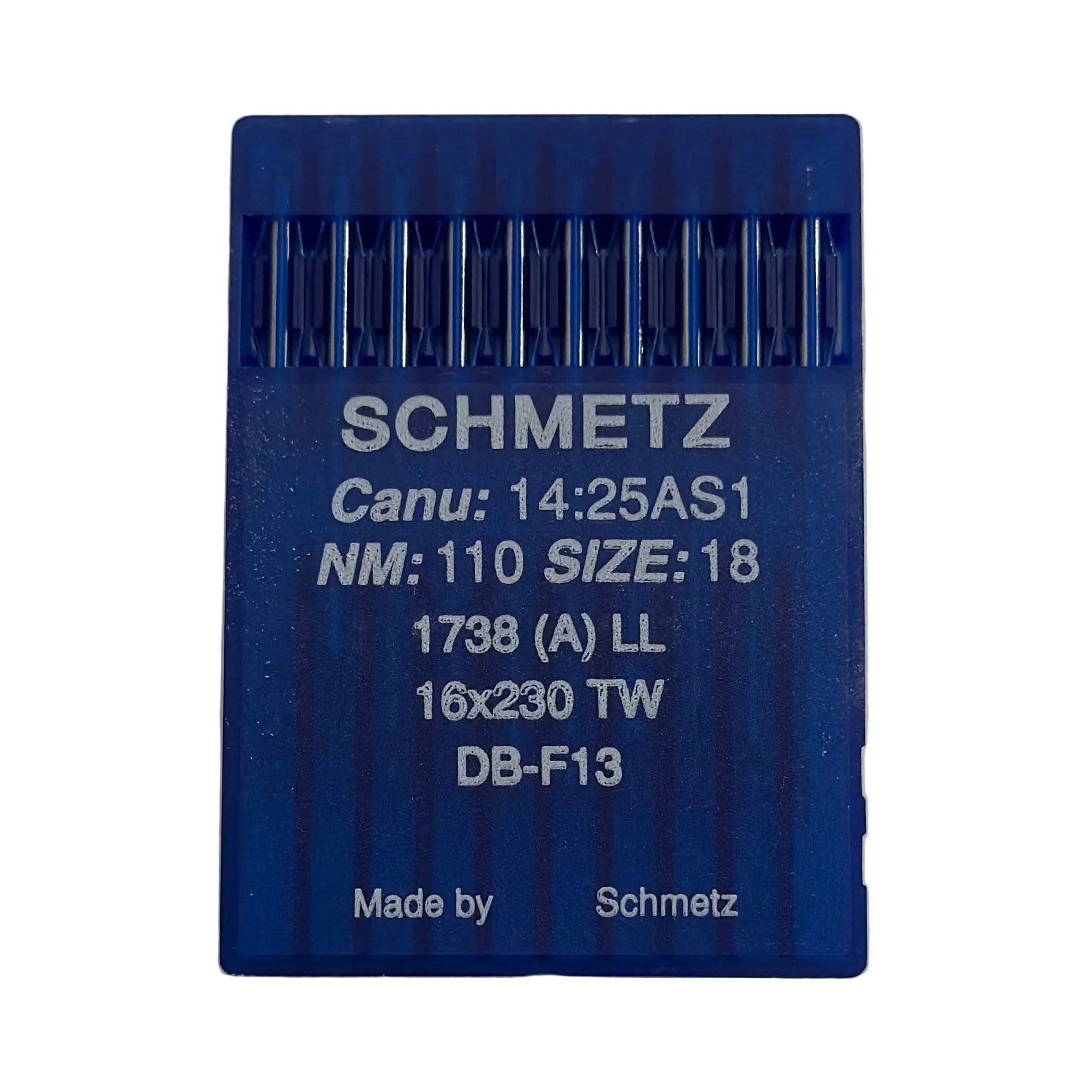 Image of SCHMETZ DBx1 LL industrial sewing machine needles - for leather (10 pcs) - available at Charlotte's Fabrics