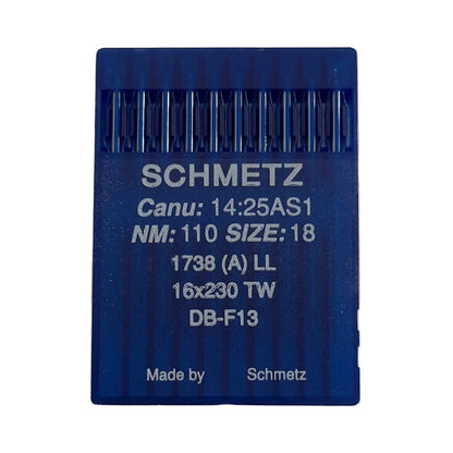 Image of SCHMETZ DBx1 LL industrial sewing machine needles - for leather (10 pcs.) – available at Šarlotes audumi