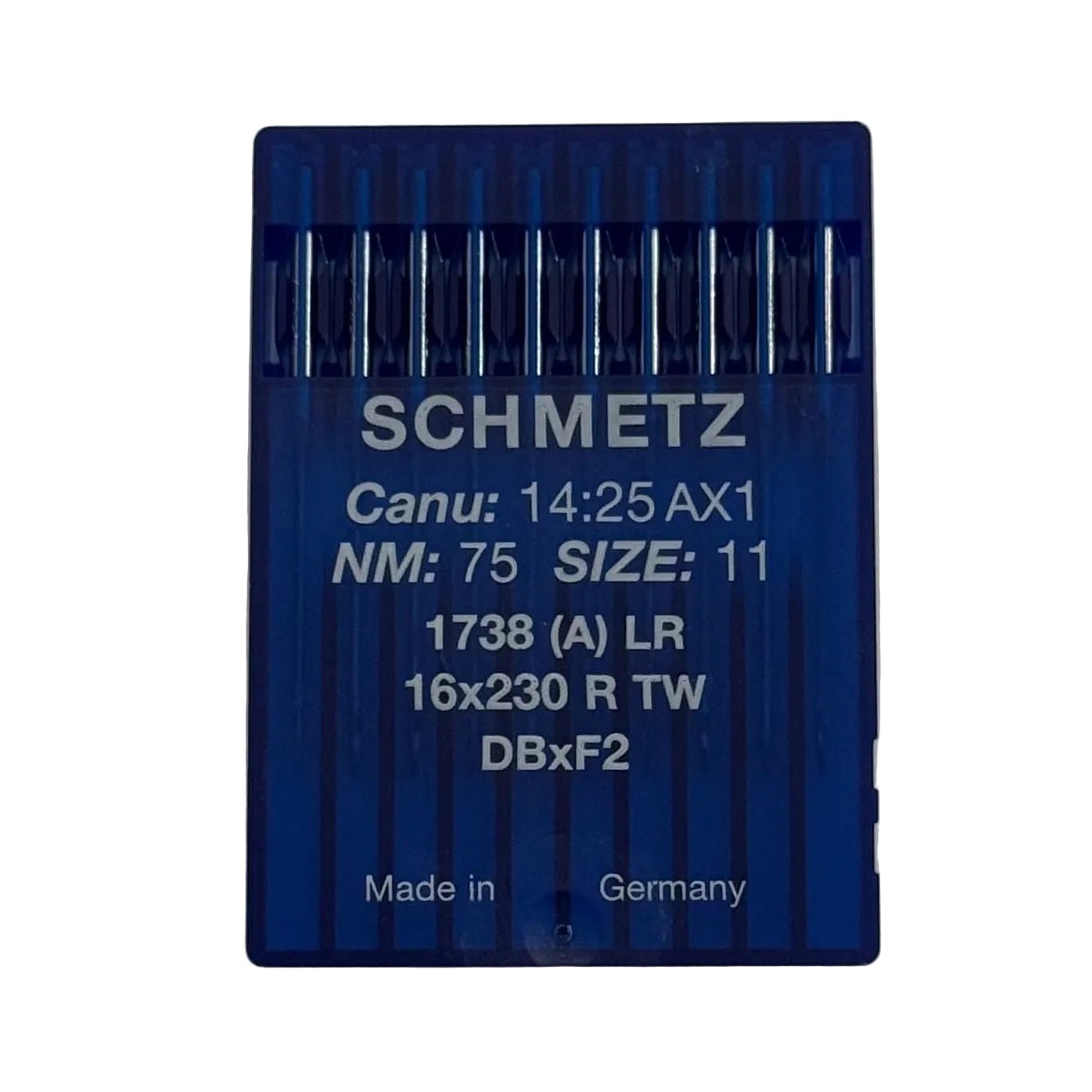 Image of SCHMETZ DBx1 LR industrial sewing machine needles - for leather (10 pcs.) – available at Šarlote's Fabrics