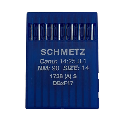 alt
Image of SCHMETZ DBx1 S industrial sewing machine needles - for leather (10 pcs) – available at Šarlotes audumi