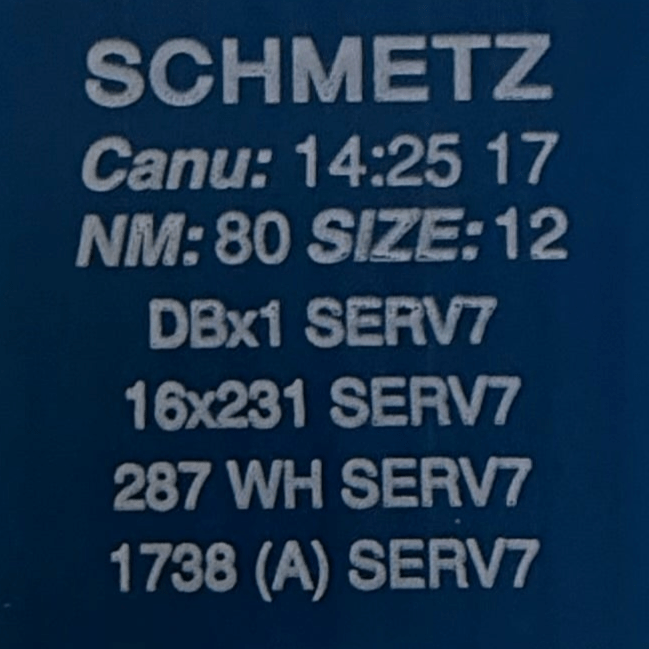 Needles for industrial sewing machines SCHMETZ DBx1 SERV 7 – universal (10 pcs)