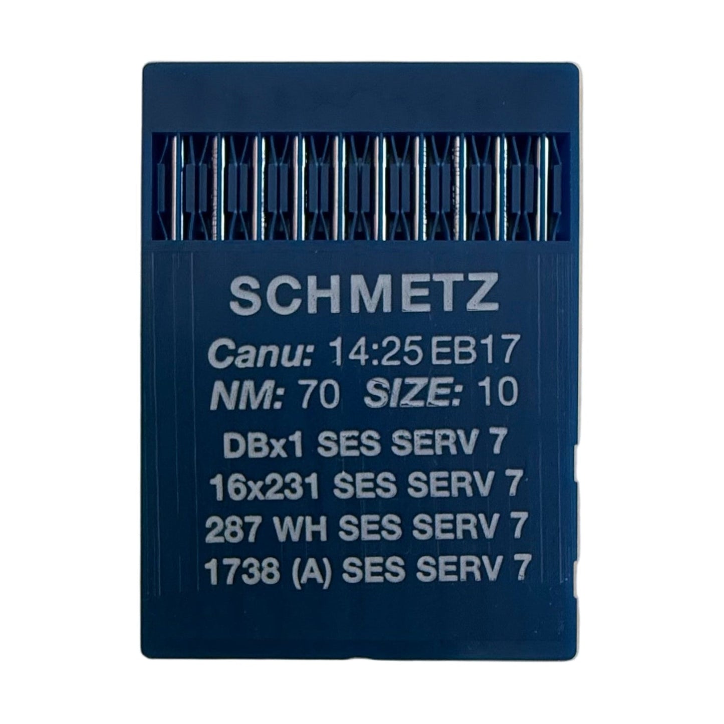 Needles for industrial sewing machines SCHMETZ DBx1 SES SERV 7 – for fine knitwear and lightweight woven fabrics (10 pcs.)