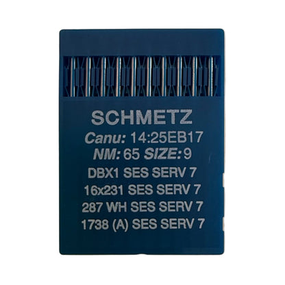 SCHMETZ DBx1 SES SERV 7 needles for industrial sewing machines – for fine knitwear and lightweight woven fabrics (10 pcs.)