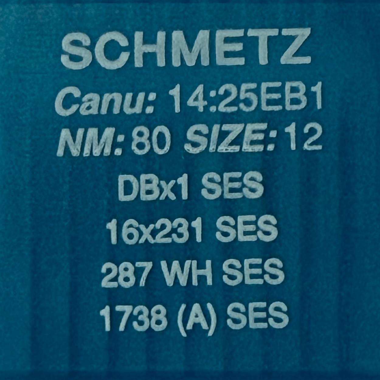 alt
Needles for industrial sewing machines SCHMETZ DBx1 SES – for knitwear and sportswear (10 pcs)