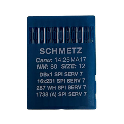 Needles for industrial sewing machines SCHMETZ DBx1 SPI SERV 7 – for dense and fine fabrics (10 pcs.)