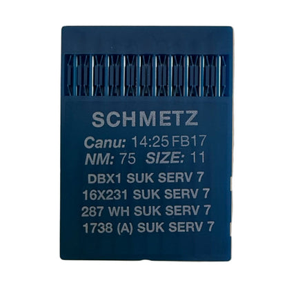 Adatas rūpnieciskajām šujmašīnām SCHMETZ DBx1 SUK SERV 7 – for knitwear, denim, and stretch materials (10 pcs.)