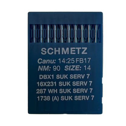 SCHMETZ DBx1 SUK SERV 7 industrial sewing machine needles – for knitwear, denim, and stretchy materials (10 pcs.)