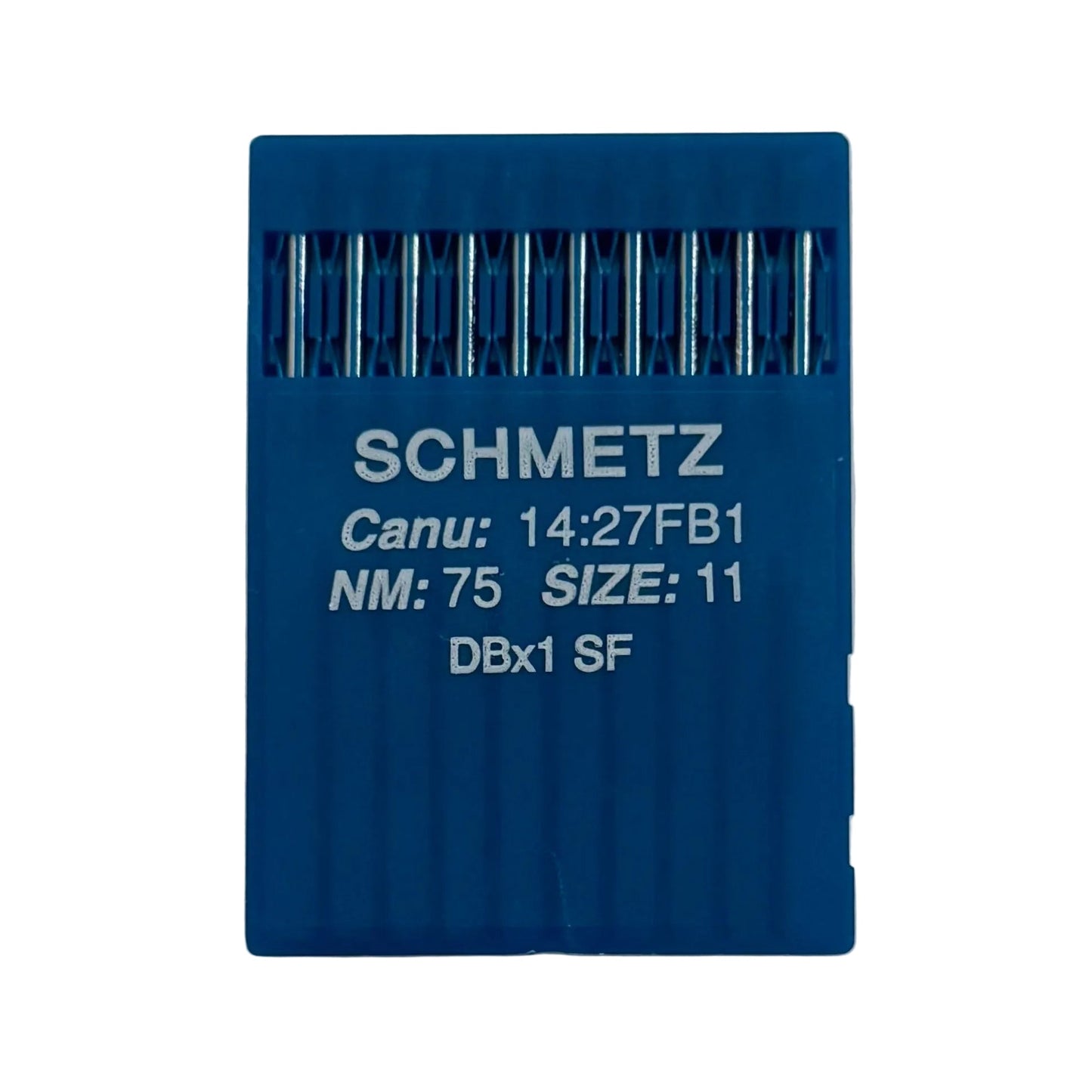 Image with SCHMETZ DBx1 SUK SF industrial sewing machine needles – for extra-fine knitwear (10 pcs.) – available at Šarlotes audumi