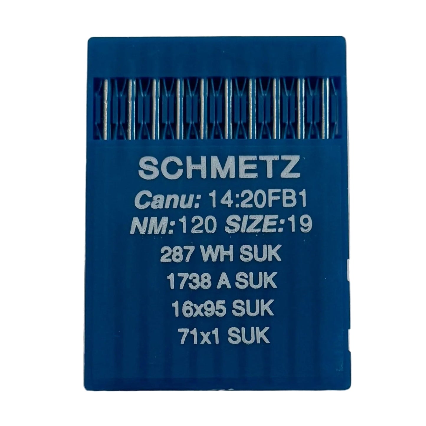 Image of SCHMETZ DBx1 SUK industrial sewing machine needles – for knitwear and denim (10 pcs.) – available at Šarlotes audumi