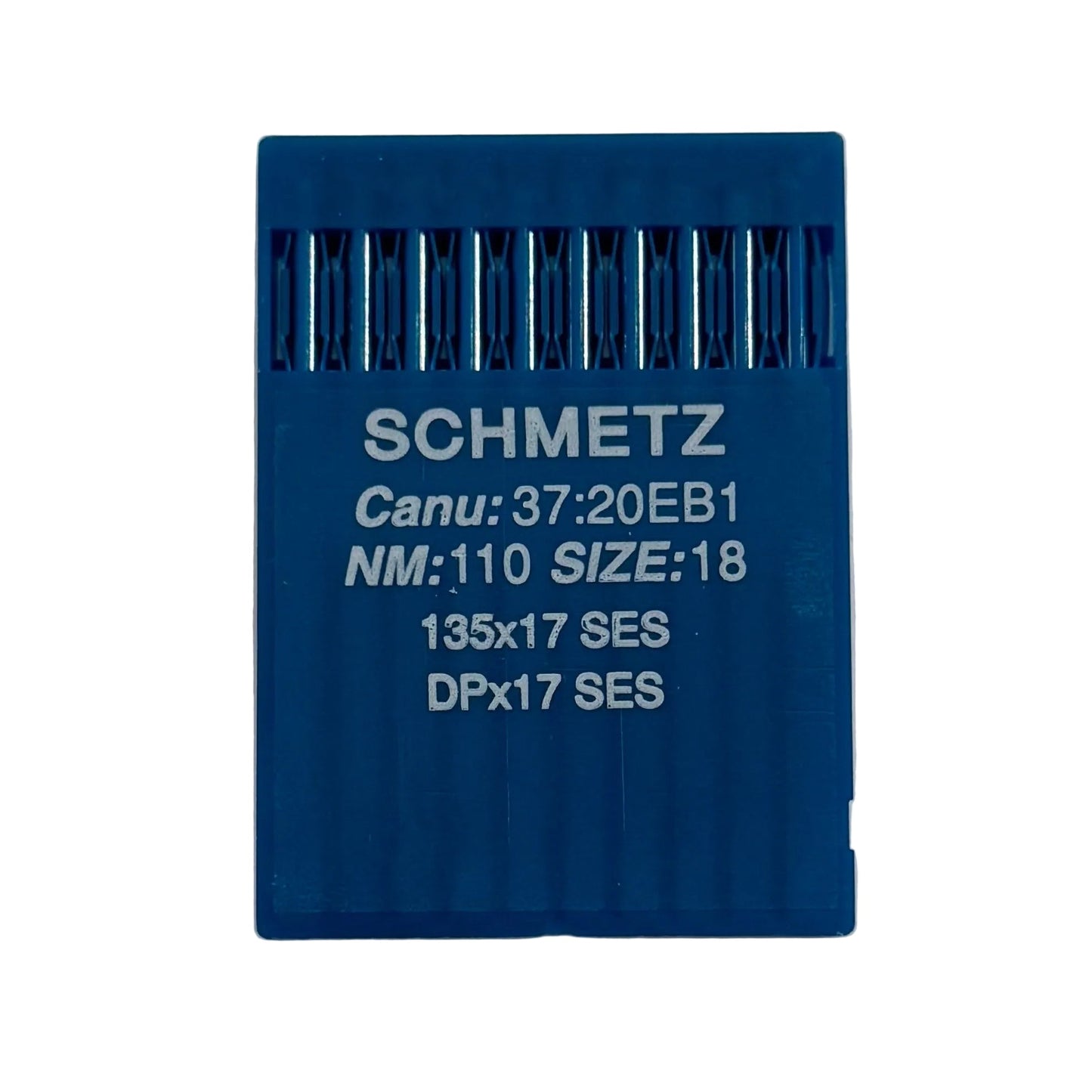 Image of SCHMETZ DPX17 SES needles for industrial sewing machines – for knitwear and sportswear (10 pcs) – available at Šarlotes audumi