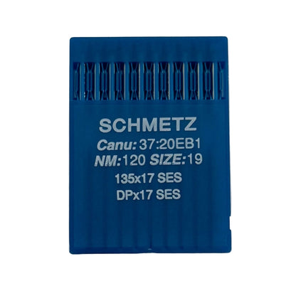 Image of SCHMETZ DPX17 SES industrial sewing machine needles – for knitwear and sportswear (10 pcs) – available at Šarlotes audumi