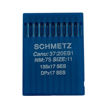Image of SCHMETZ DPX17 SES industrial sewing machine needles – for knitwear and sportswear (10 pcs.) – available at Šarlotes audumi