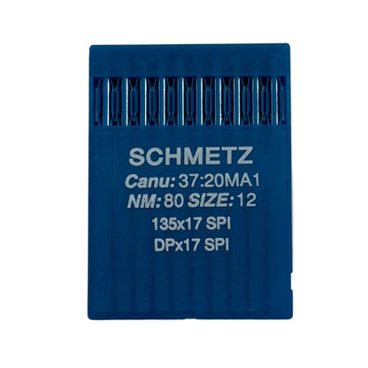 Image of SCHMETZ DPx17 SPI industrial sewing machine needles for dense and lightweight fabrics (10 pcs.) – available at Šarlotes audumi